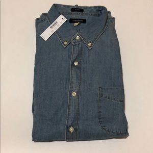 NEW: J.Crew Lightweight denim shirt in light wash